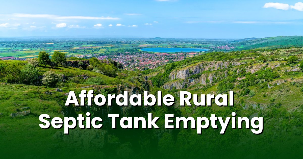 Septic Tank Emptying Services in Rural Communities across the Mendips